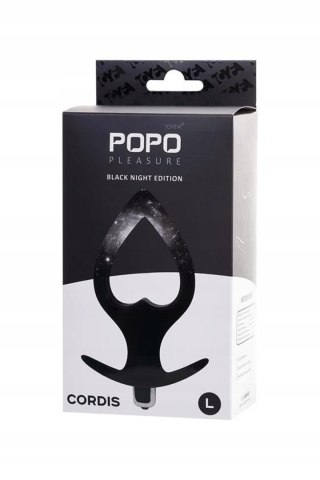 TOYFA POPO Pleasure Anal Plug Cordis L Vibro Black TOYFA - Boys of Toys Sp. z o.o. (dystrybutor)