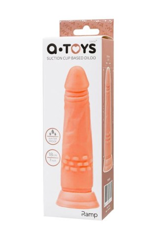 A-TOYS, Realistic Dildo, TPE, Flesh, 16.8 cm TOYFA - Boys of Toys Sp. z o.o. (dystrybutor)