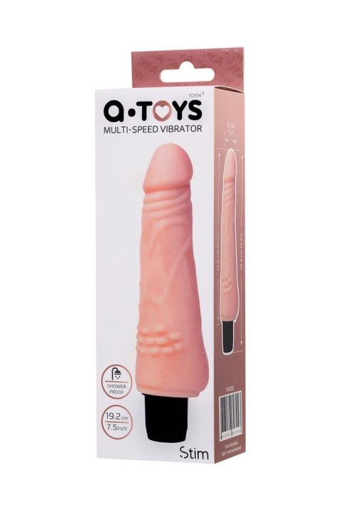 A-TOYS, Realistic Multi-Speed vibrator,, TPE, vibration modes, 15,5 cm A-Toys