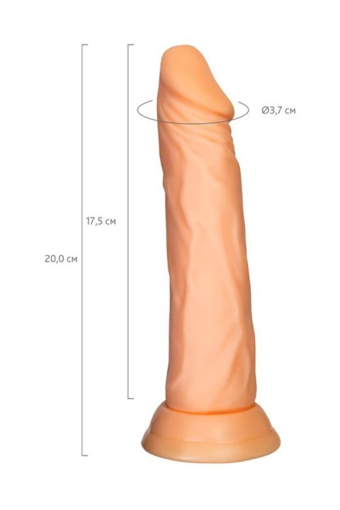 A-TOYS Realistic dildo Toon, TPE, nude, 17,5 cm A-Toys