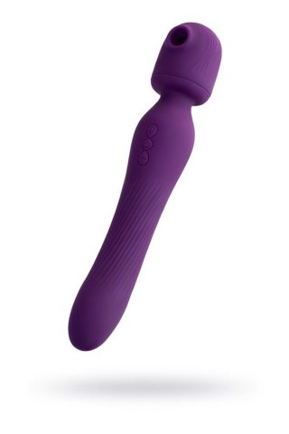 JOS Stimulator 2 in 1 Kisom, silicone, purple, 13 cm TOYFA - Boys of Toys Sp. z o.o. (dystrybutor)