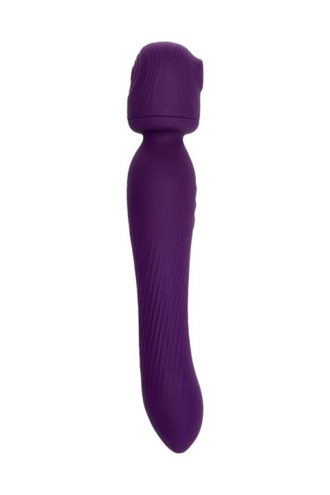 JOS Stimulator 2 in 1 Kisom, silicone, purple, 13 cm JOS