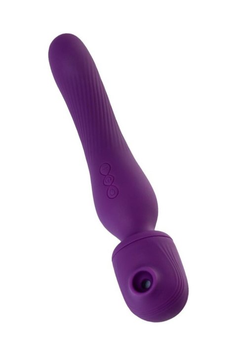 JOS Stimulator 2 in 1 Kisom, silicone, purple, 13 cm JOS