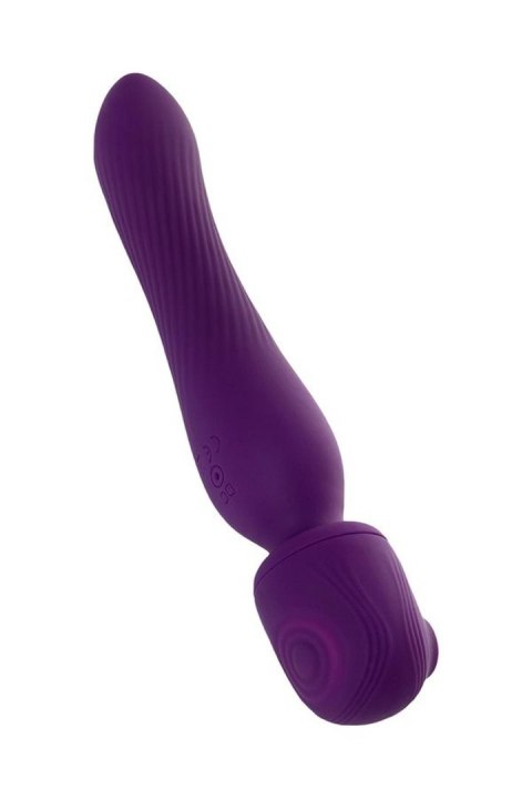 JOS Stimulator 2 in 1 Kisom, silicone, purple, 13 cm JOS