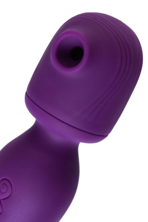 JOS Stimulator 2 in 1 Kisom, silicone, purple, 13 cm JOS