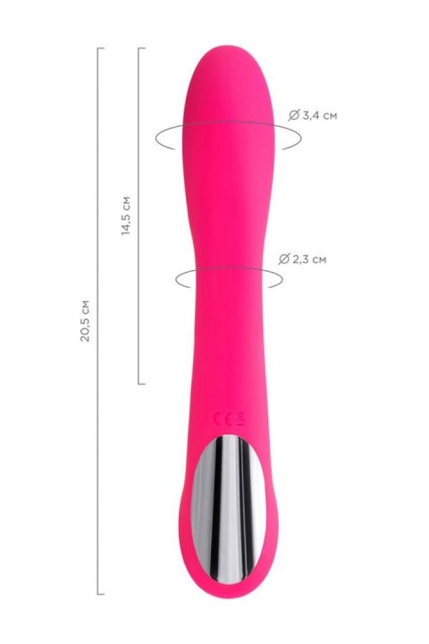 Unrealistic JOS Twig vibrator, 5 vibration modes, silicone, pink, 20.5 cm, O 3.4 cm TOYFA - Boys of Toys Sp. z o.o. (dystrybutor)