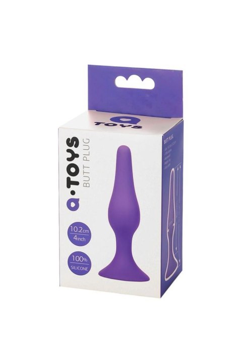 A-TOYS, Anal Plug, Silicone, Purple, 10.2 cm TOYFA - Boys of Toys Sp. z o.o. (dystrybutor)