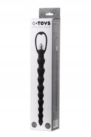 A-TOYS, Anal Vibration Chain, Silicone, Black, 32,7 cm A-Toys