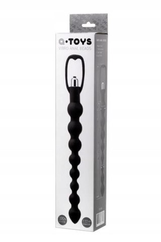 A-TOYS, Anal Vibration Chain, Silicone, Black, 34 cm A-Toys