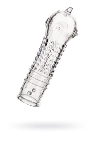 A-TOYS, Penis Sleeve, TPR, Transparent, 14.7 cm A-Toys