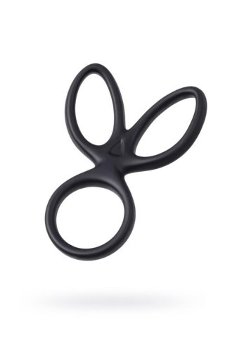 A-TOYS Triple penis ring KRAKEN, silicone, black, 10 cm TOYFA - Boys of Toys Sp. z o.o. (dystrybutor)