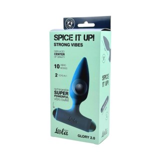 Anal Plug with Rechargeable Bullet Spice it Up Glory 2.0 Lola games Spice It Up