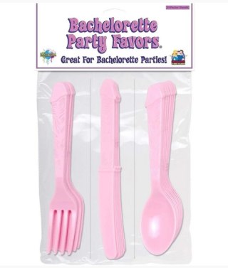 B.P. Pecker Party Utensils - Pink BACHELORETTE PARTY