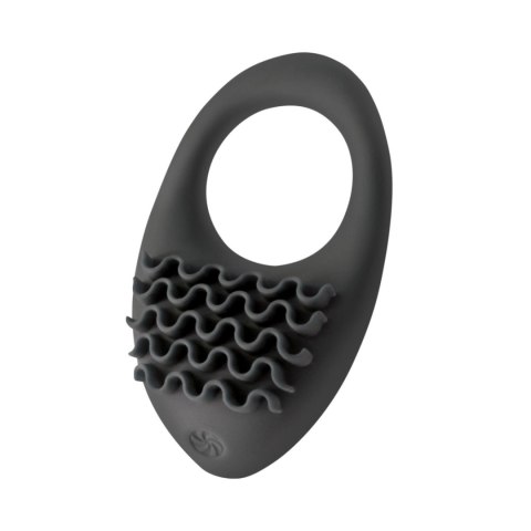 Rechargeable Vibro cockring Pure Passion Stellar Black Intimate Distribution Rechargeable Vibro cockring Pure Passion Stellar Black Intimate Distribution