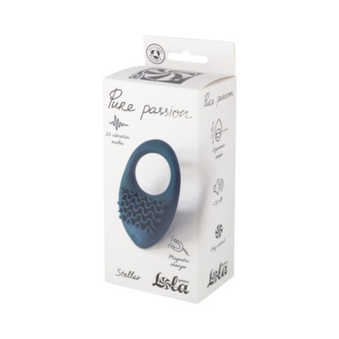 Rechargeable Vibro cockring Pure Passion Stellar Green Intimate Distribution Rechargeable Vibro cockring Pure Passion Stellar Green Intimate Distribution