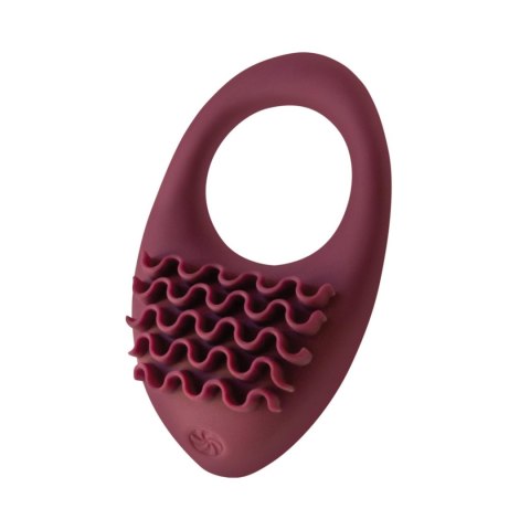 Rechargeable Vibro cockring Pure Passion Stellar Wine Red Intimate Distribution Rechargeable Vibro cockring Pure Passion Stellar Wine Red Intimate Distribution