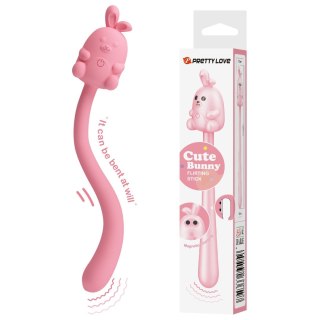 CUTE BUNNY, Flirting Stick, 7 vibration functions, Magnetic USB charging Baile - Boys of Toys Sp. z. o.o. (dystrybutor)