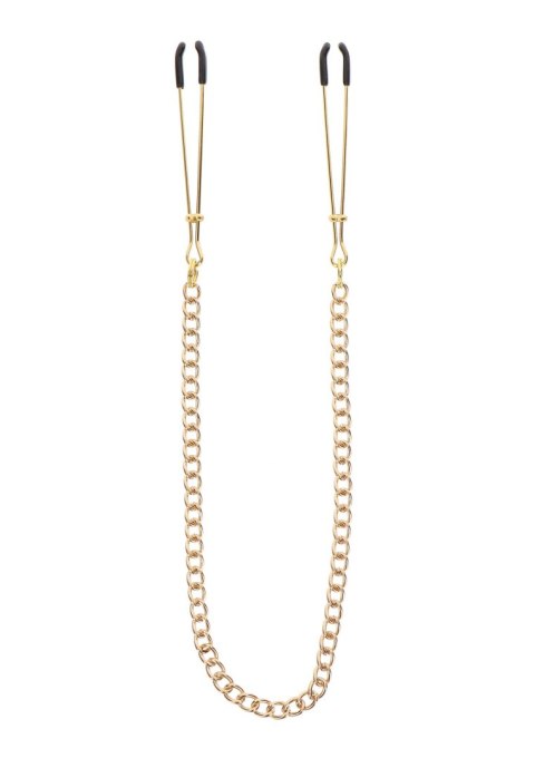 Tweezers With Chain Gold SCALA