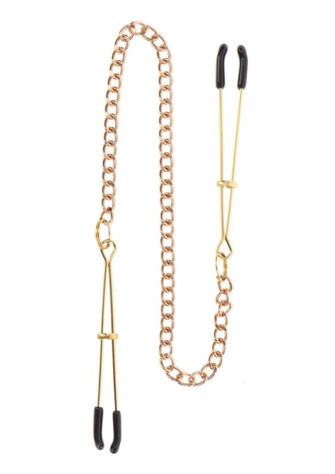 Tweezers With Chain Gold SCALA